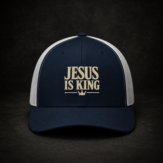 Jesus Is King Trucker Hat
