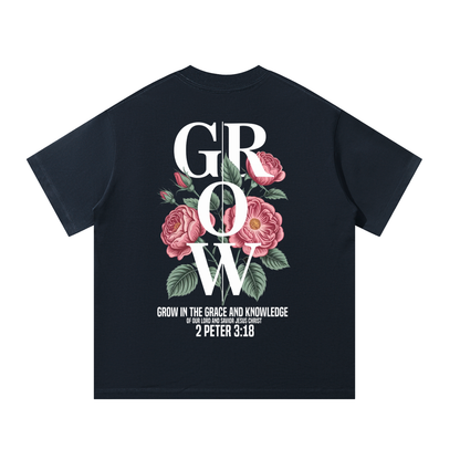 Grow in Grace Heavyweight Oversized Tee