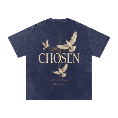 Chosen Snow Washed Oversized Heavyweight Tee