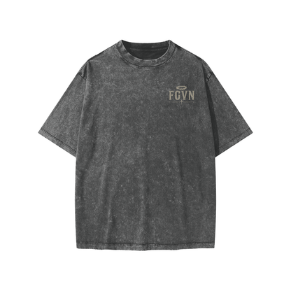 It Is Finished Snow-Washed Oversized Youth Tee