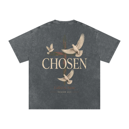 Chosen Snow Washed Oversized Heavyweight Tee