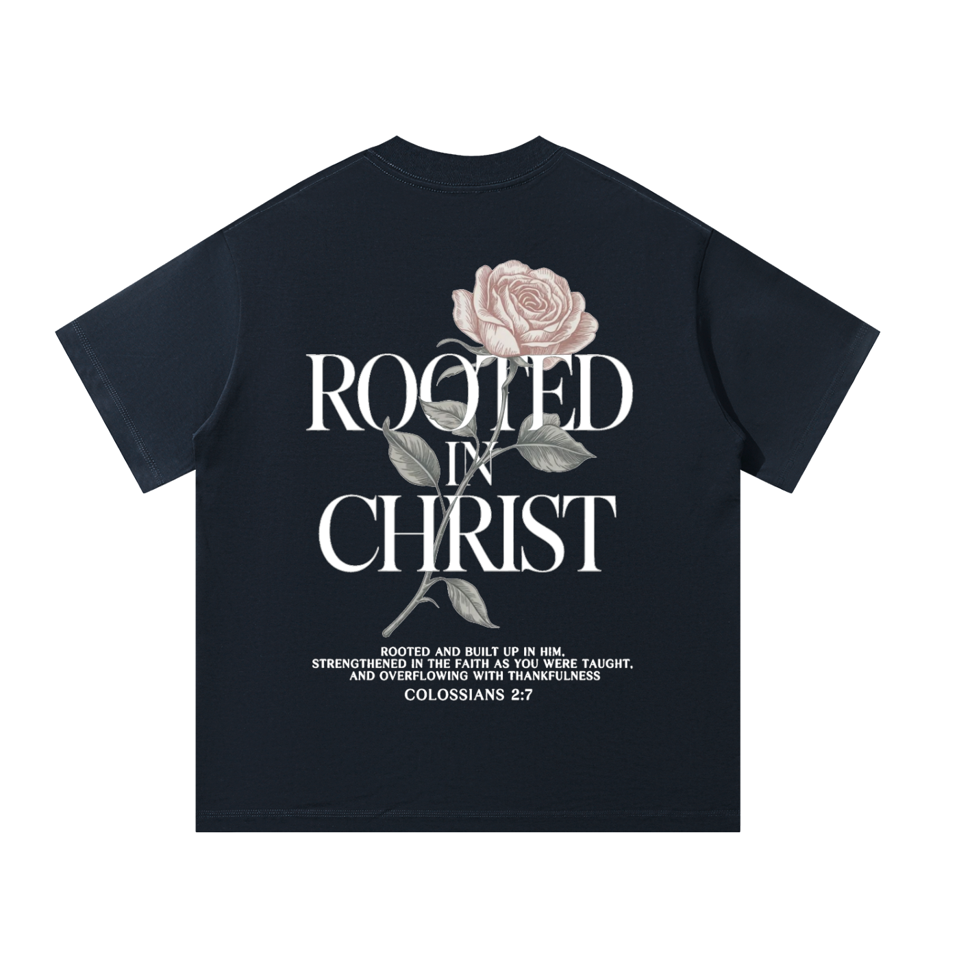 Rooted in Christ Heavyweight Oversized Tee
