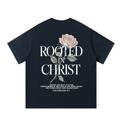 Rooted in Christ Heavyweight Oversized Tee