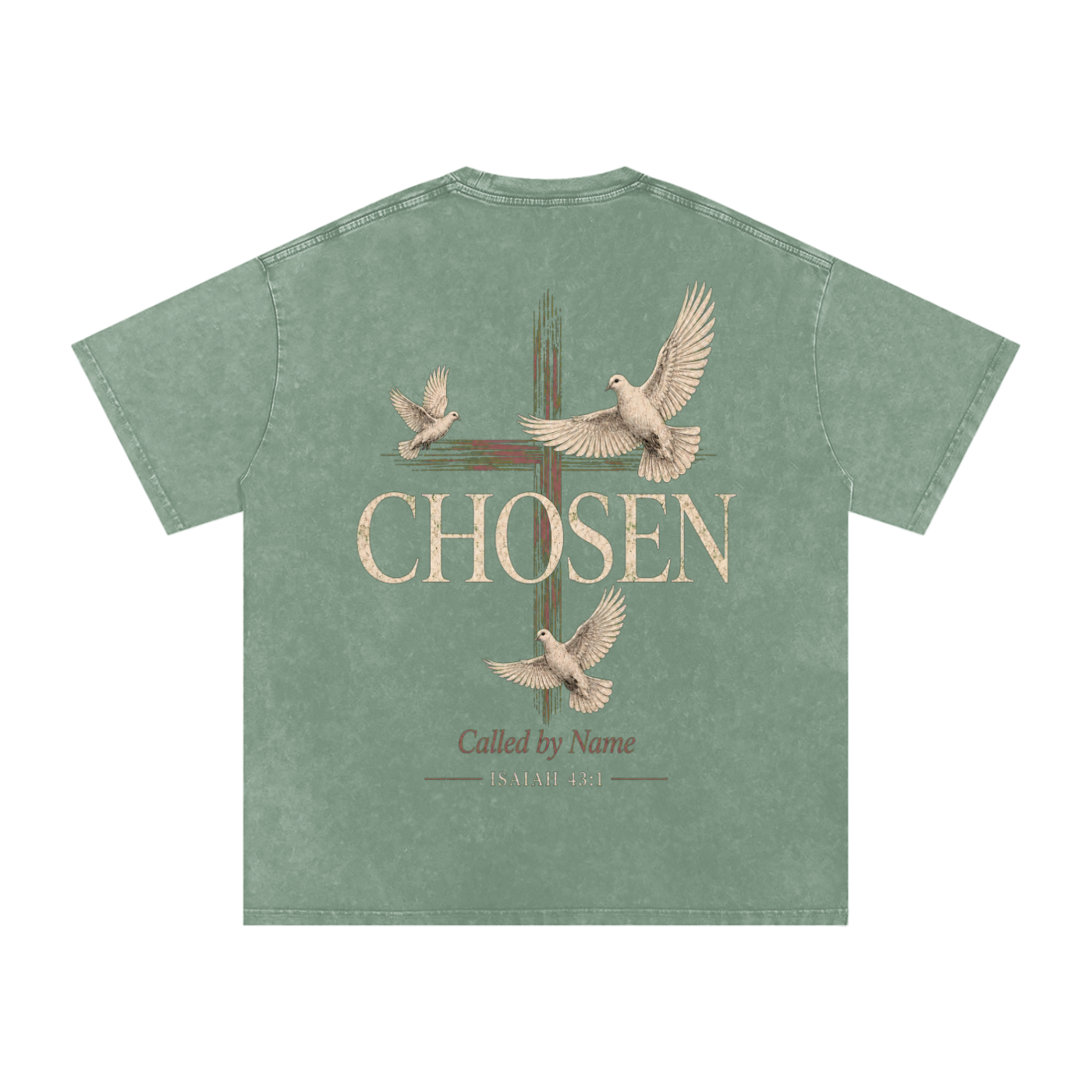 Chosen Snow Washed Oversized Heavyweight Tee
