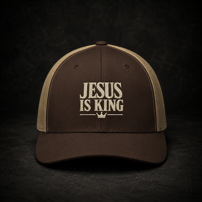 Jesus Is King Trucker Hat