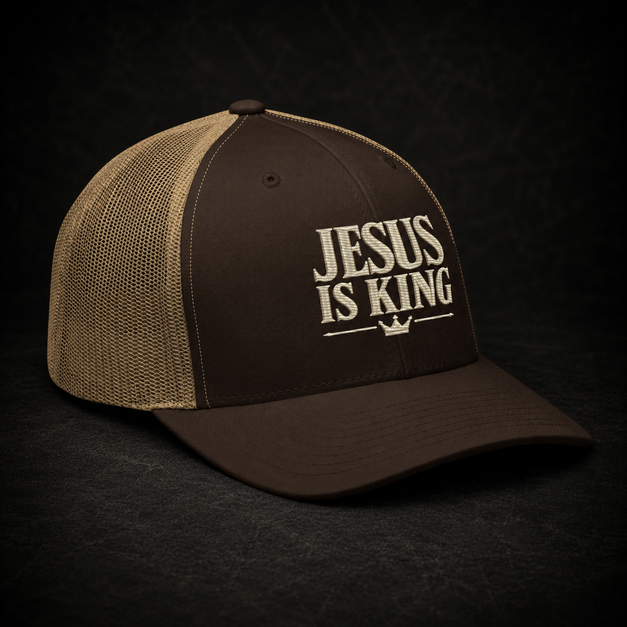 Jesus Is King Trucker Hat