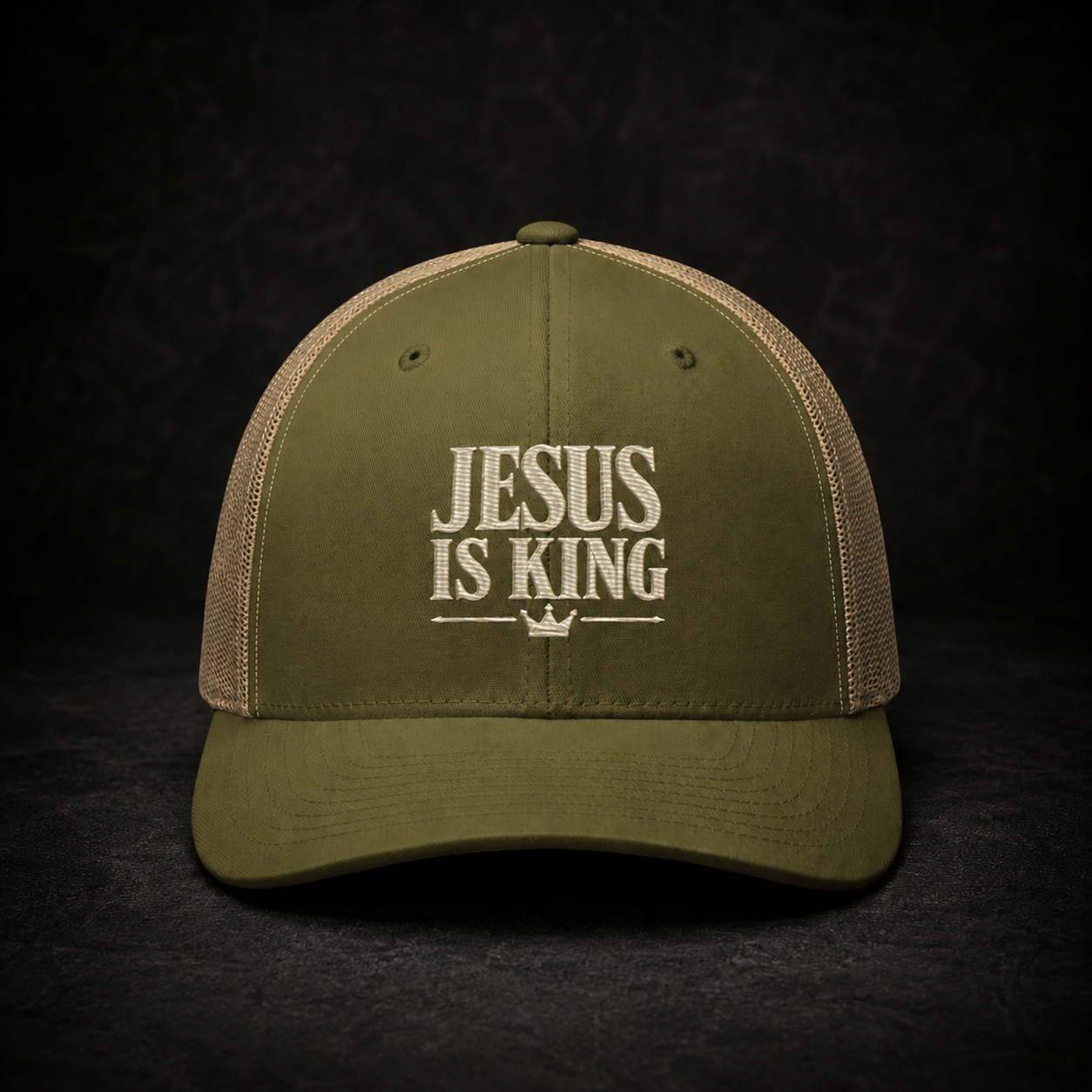 Jesus Is King Trucker Hat