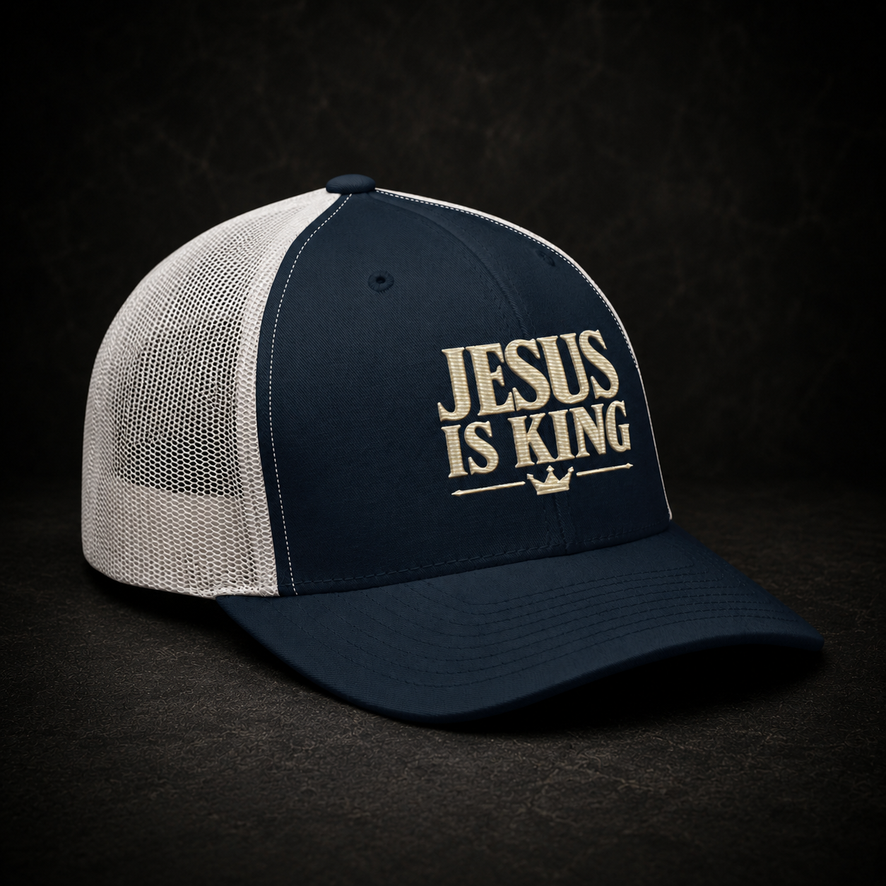 Jesus Is King Trucker Hat