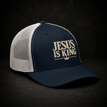 Jesus Is King Trucker Hat