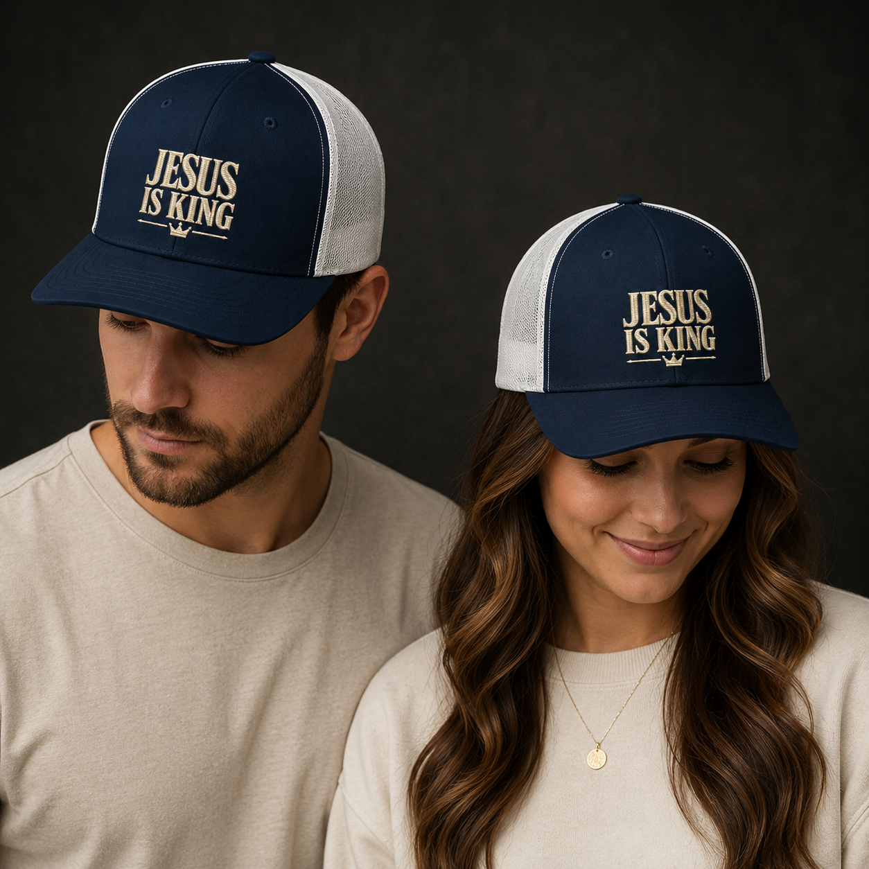 Jesus Is King Trucker Hat