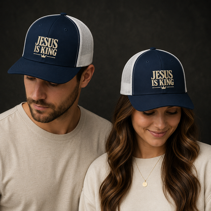 Jesus Is King Trucker Hat