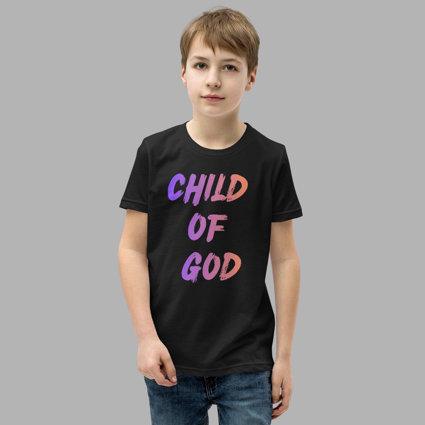 Boys Child of God Sunset Tee