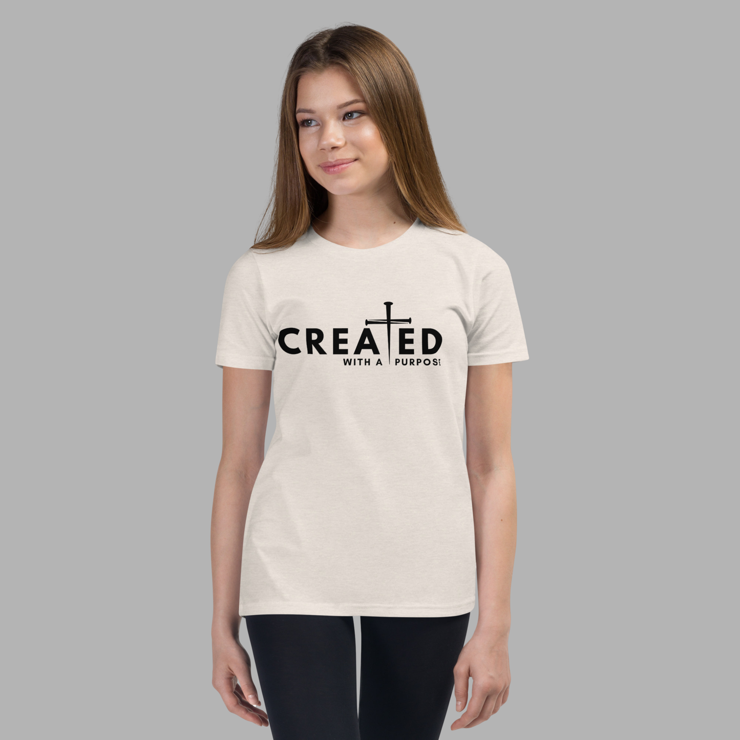 Girls Created with a Purpose Tee
