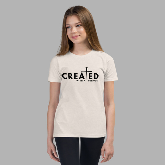 Girls Created with a Purpose Tee