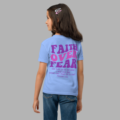 Girl's Faith Over Fear Tee