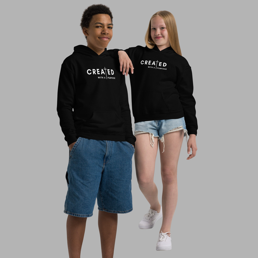 Youth Created with a Purpose Hoodie