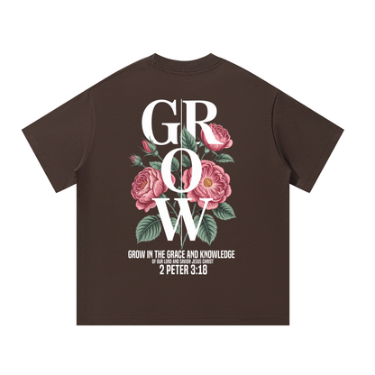 Grow in Grace Heavyweight Oversized Tee