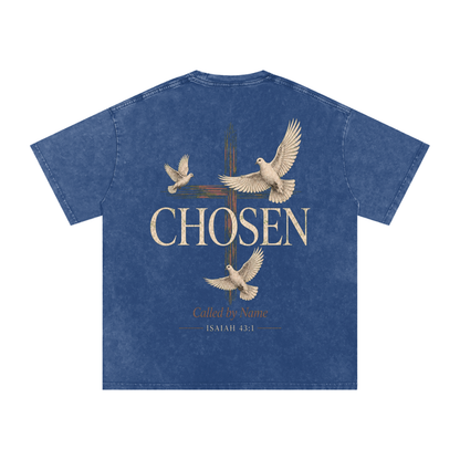 Chosen Snow Washed Oversized Heavyweight Tee
