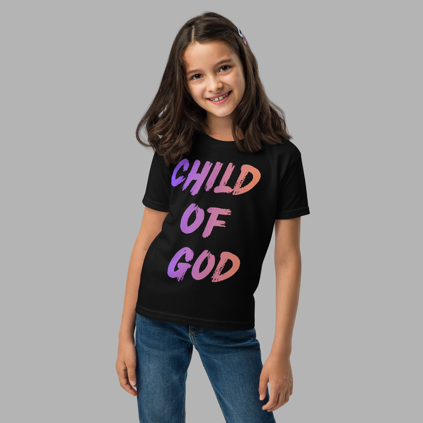 Girl's Child of God Sunset Tee